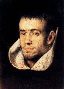 El Greco Portrait of Dominican painting